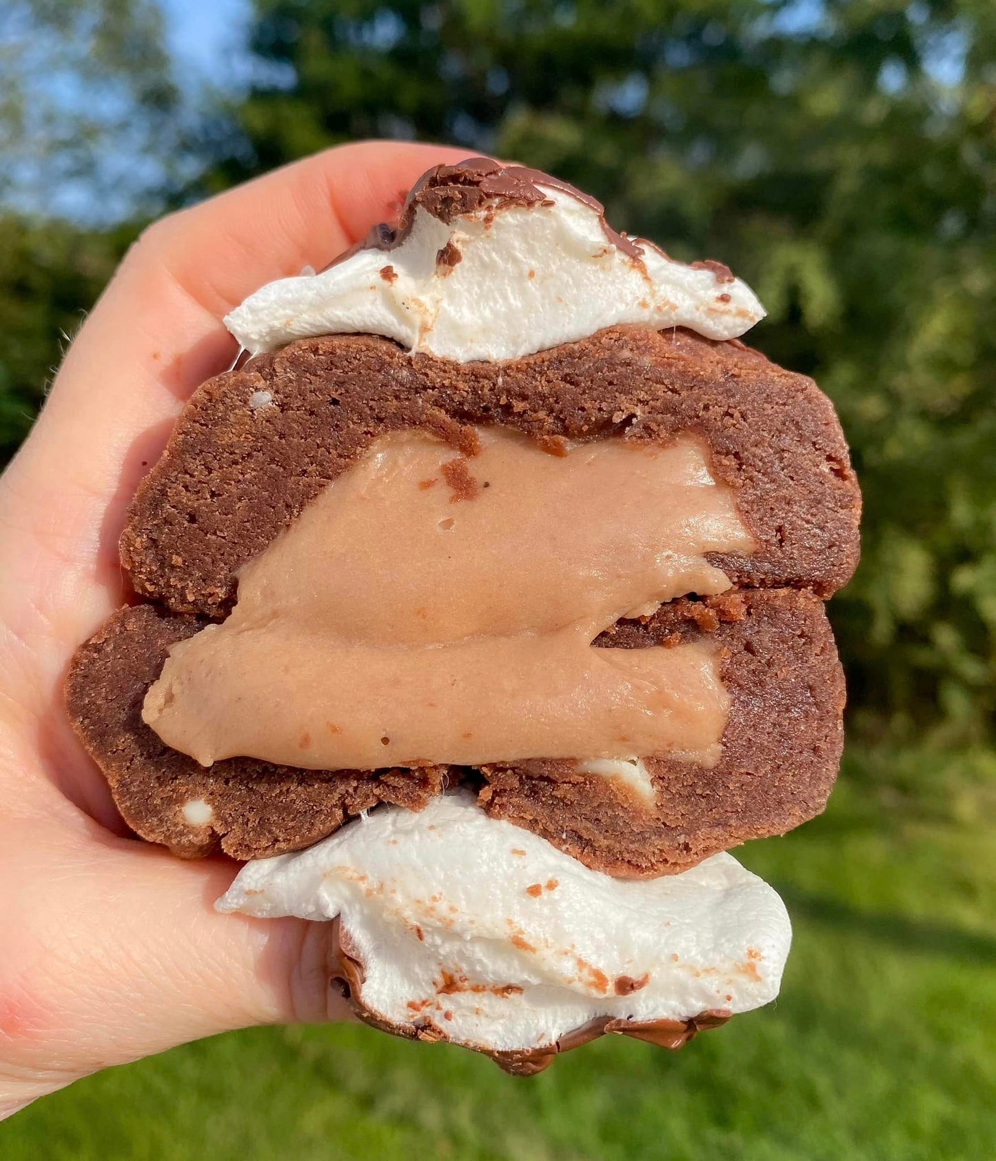 Hot Cocoa STUFFED cookie